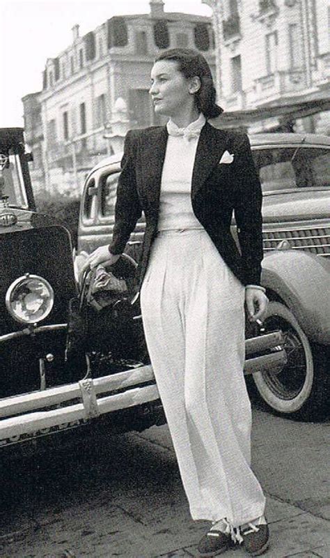 coco chanel wearing trousers|coco chanel pantsuit.